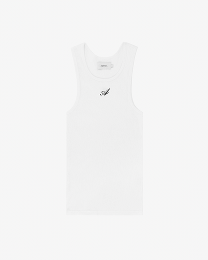 WHITE TANK TOP
