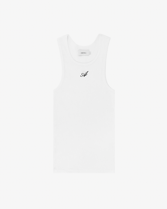 WHITE TANK TOP