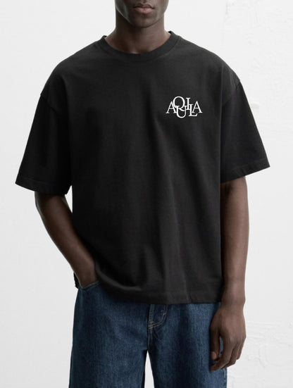 Staggered Logo Tee