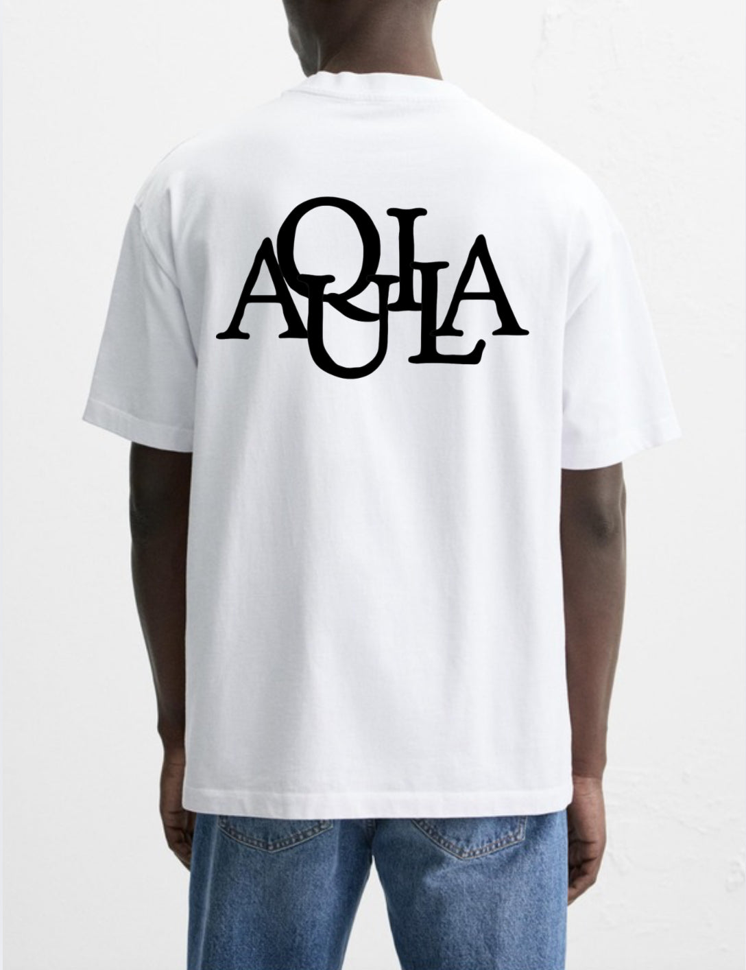 Staggered Logo Tee