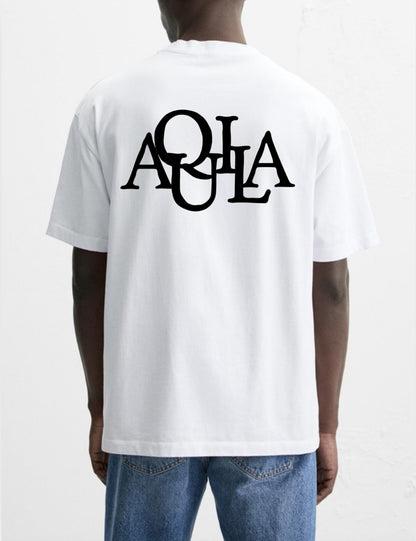 Staggered Logo Tee